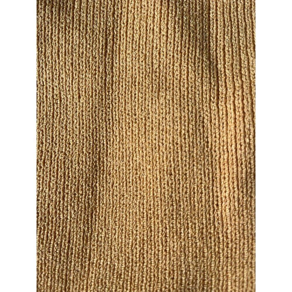 Vintage 80s/90s  St John Marie Gray YELLOW/GOLD  Knit Cardigan Sz 8 - Picture 8 of 8